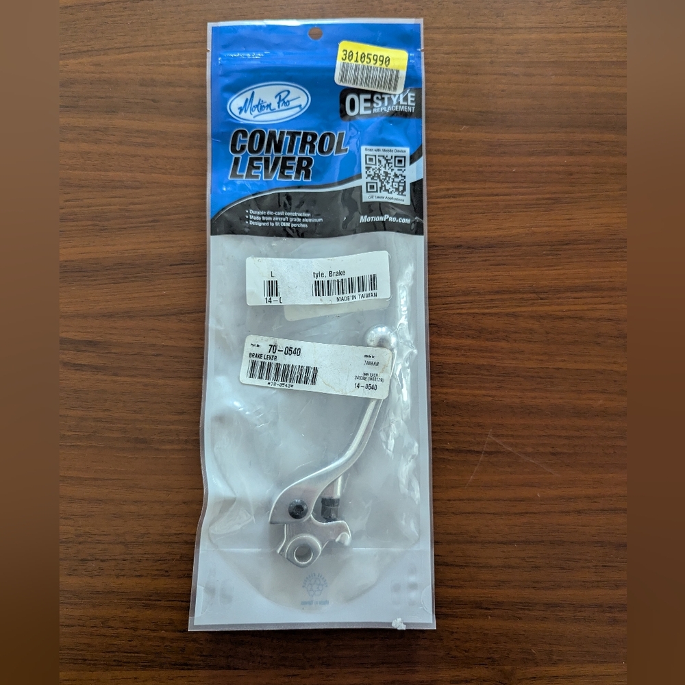 Motion Pro 14-0540 Front Brake Lever Silver Oe Style New